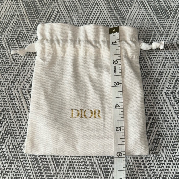 Christian Dior drawstring canvas pouch - Picture 5 of 6